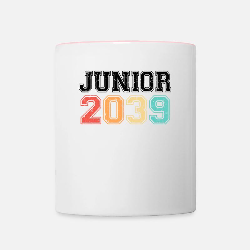 Junior 2039 Rétro Vintage - Mug contrasté - blanc/rose