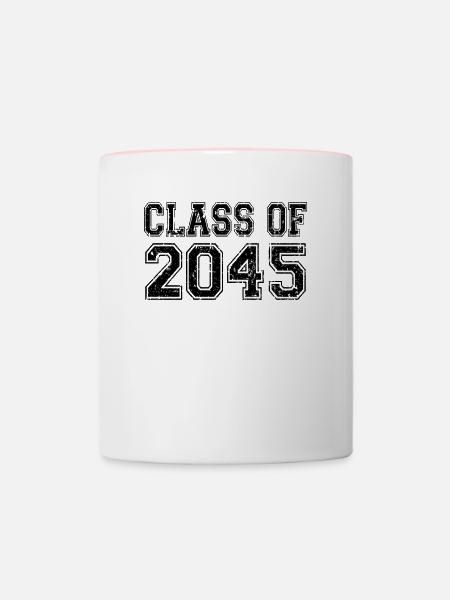 Klasse von 2045 - Tasse zweifarbig - Weiß/Pink