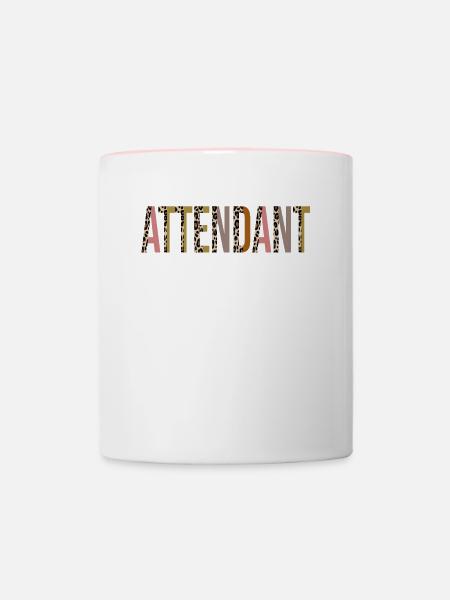 Begleiter - Tasse zweifarbig - Weiß/Pink