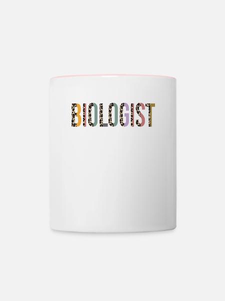Biologe - Tasse zweifarbig - Weiß/Pink
