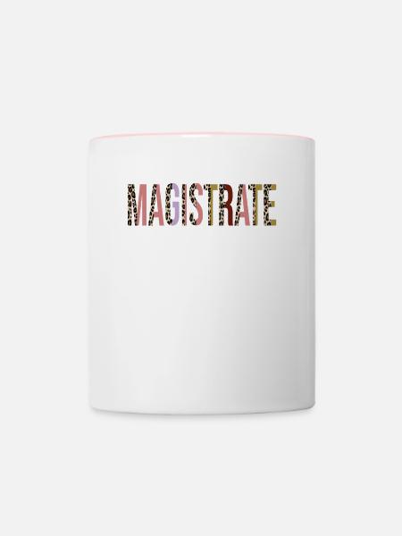 Richter - Tasse zweifarbig - Weiß/Pink