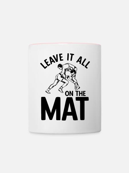 Grappling Martial Arts Wrestling - Tasse zweifarbig - Weiß/Pink