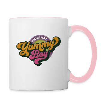 Yummy Boy - Tasse zweifarbig - Weiß/Pink - Rechts