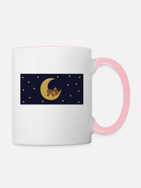 Träumer - Tasse zweifarbig - Weiß/Pink