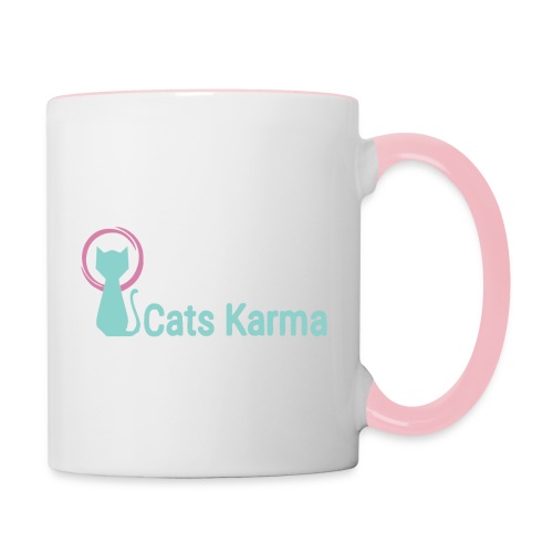 Cats Karma - Tasse zweifarbig
