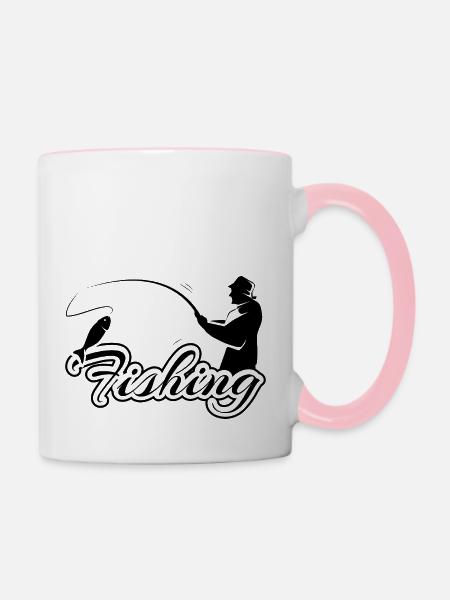 Wassersport - Tasse zweifarbig - Weiß/Pink