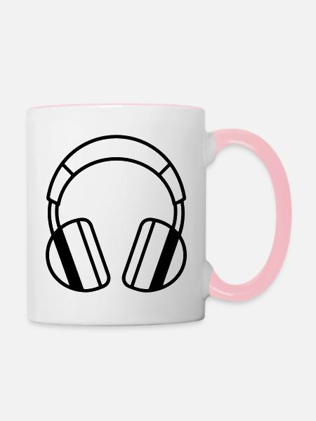 Gaming-Headset - Tasse zweifarbig - Weiß/Pink