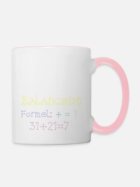 Balancist #1Neu 5 - Tasse zweifarbig - Weiß/Pink