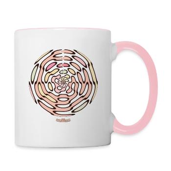Résumé n° 57 - Mug contrasté - blanc/rose - Droite