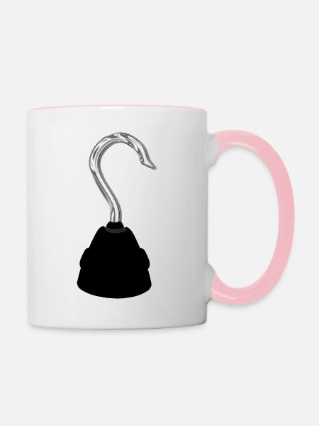 Captain Hook - Tasse zweifarbig - Weiß/Pink