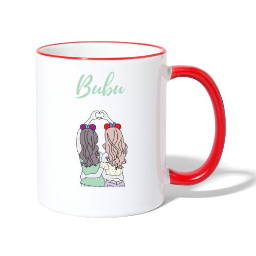 Bubu - Mädchen - Tasse zweifarbig