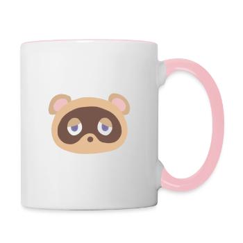 Nook de l'équipe - Mug contrasté - blanc/rose - Droite