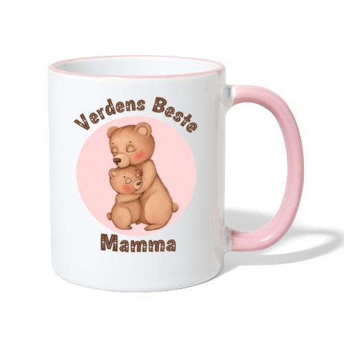 Verdens beste mamma - Tofarget kopp