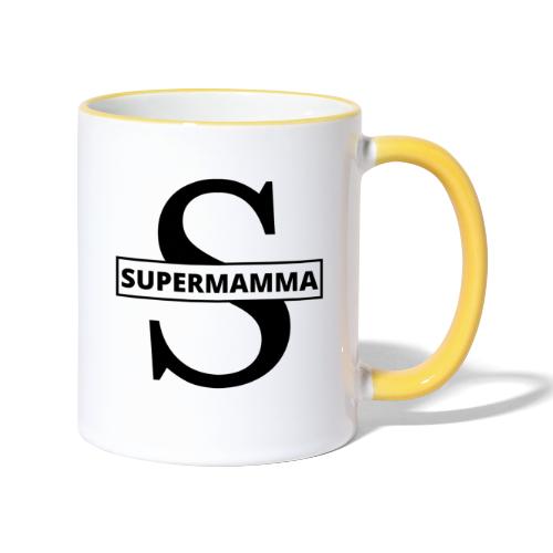 Supermamma - Verdens Beste Mamma - Tofarget kopp
