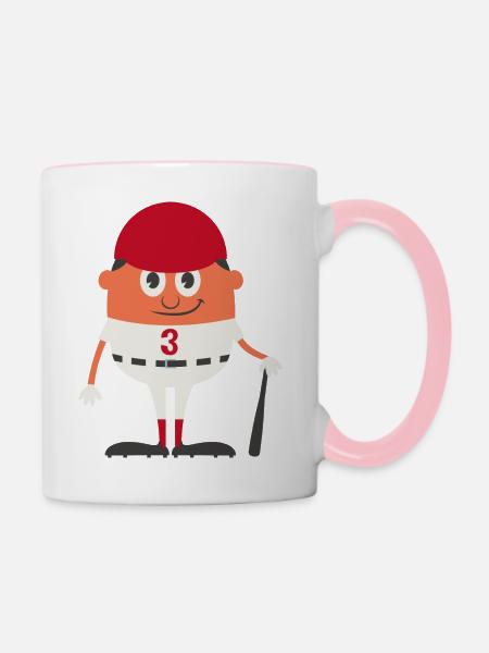 Ballsport - Tasse zweifarbig - Weiß/Pink