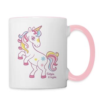 Little Unicorn - Contrasting Mug - white/pink - Right