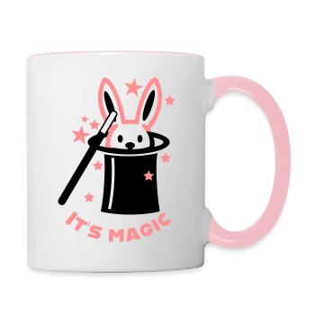 It s magic - Contrasting Mug - white/pink - Right