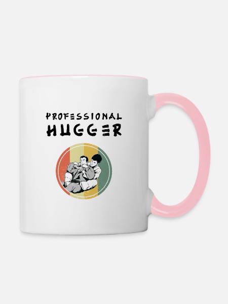 Brazilian Jiu-Jitsu Professional Hugger - Tasse zweifarbig - Weiß/Pink