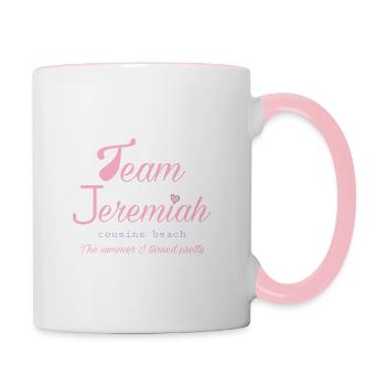 Mannschaft Jeremiah Fisher - Tasse zweifarbig - Weiß/Pink - Rechts