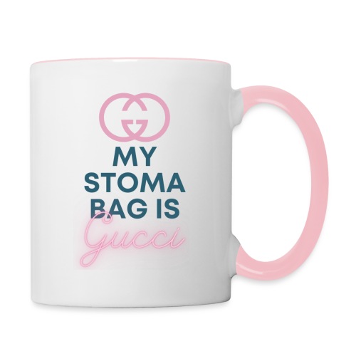 My stoma bag is... - Mok tweekleurig