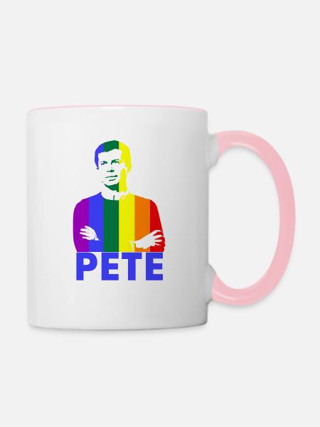 Pete Lgbt - Tasse zweifarbig - Weiß/Pink
