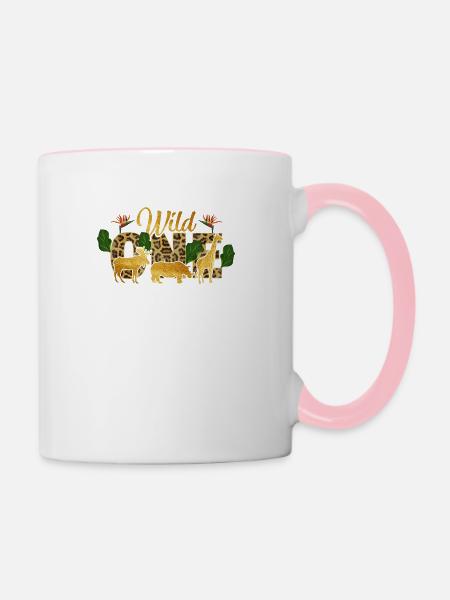 Wilde - Tasse zweifarbig - Weiß/Pink