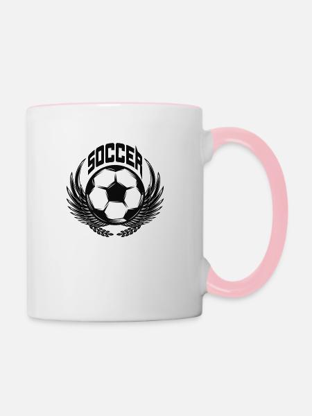 Ballsport - Tasse zweifarbig - Weiß/Pink