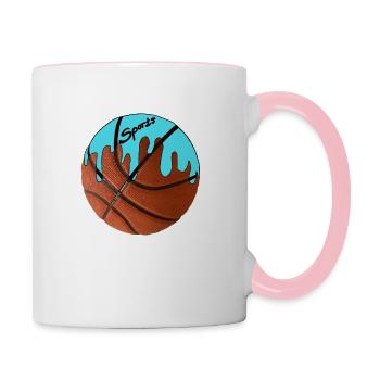 Sports - Tasse zweifarbig - Weiß/Pink - Rechts