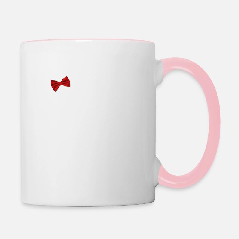 M. et Mme - Mug contrasté - blanc/rose