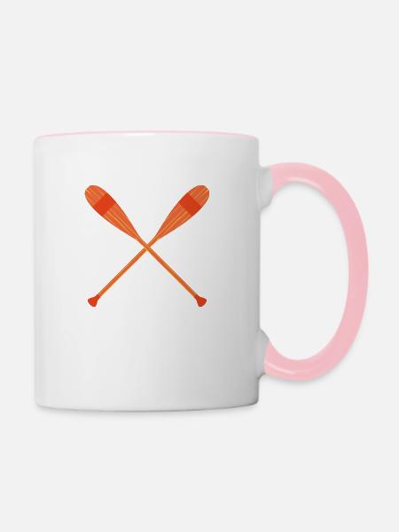 Wassersport - Tasse zweifarbig - Weiß/Pink