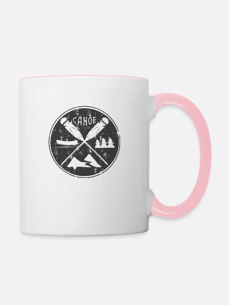 Wassersport - Tasse zweifarbig - Weiß/Pink