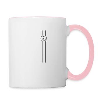 Bembel Banner - The Frankfurt Original #FFM #069 - Contrasting Mug - white/pink - Right