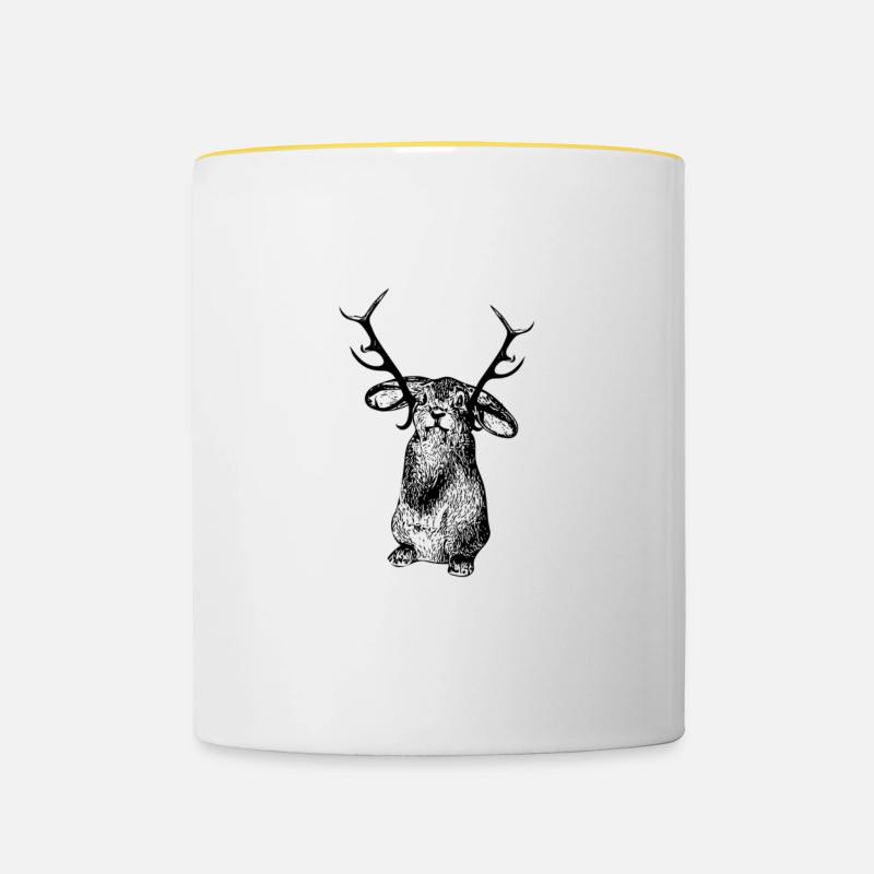Wolperdinger - Contrasting Mug - white/yellow