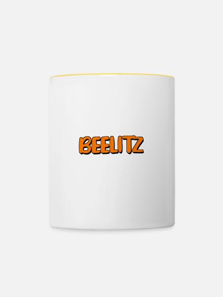 Beelitz - Tasse zweifarbig - Weiß/Gelb