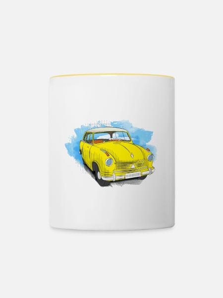 Lloyd LP 600 - Tasse zweifarbig - Weiß/Gelb