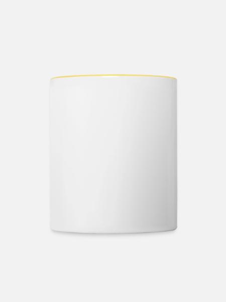 Programmierer - Tasse zweifarbig - Weiß/Gelb
