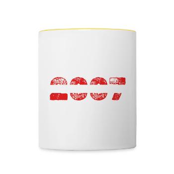 Austria 2007 - Contrasting Mug - white/yellow - Front