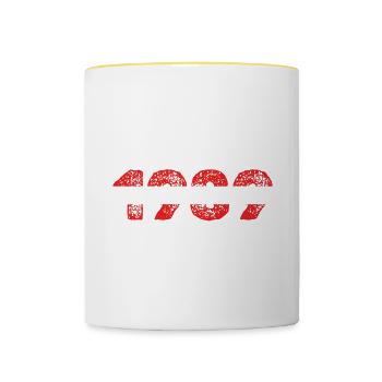 Austria 1989 - Contrasting Mug - white/yellow - Front