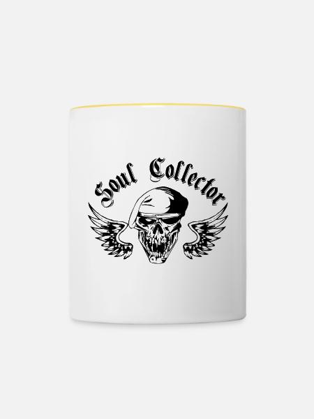 Soul Collector - Tasse zweifarbig - Weiß/Gelb