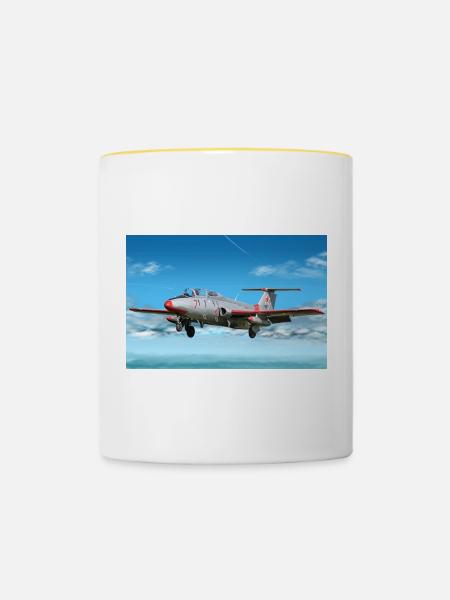 L-29 - Tasse zweifarbig - Weiß/Gelb