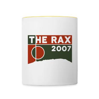 Rax Heukuppe Hike Hiking Souvenir - Contrasting Mug - white/yellow - Front