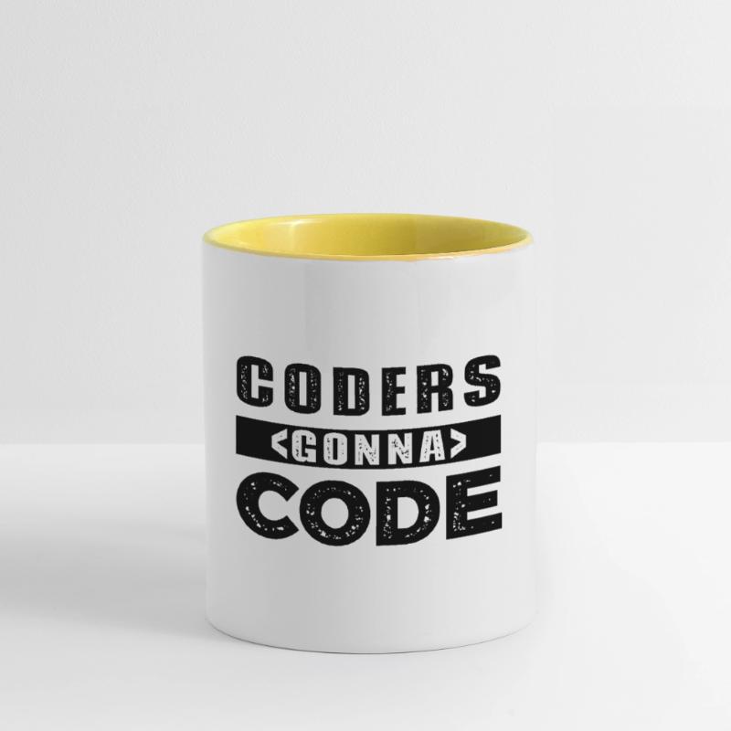Coders going to Code Contrasting Mug