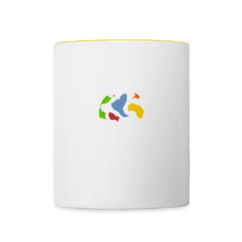 Save Mother Earth (Erde-retten-Edition) - Tasse zweifarbig - Weiß/Gelb - Vorne