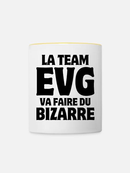 Junggesellenabschied, Hochzeit, Junggesellenabschied - Tasse zweifarbig - Weiß/Gelb