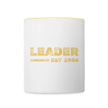 Year 2004 - Contrasting Mug - white/yellow - Front