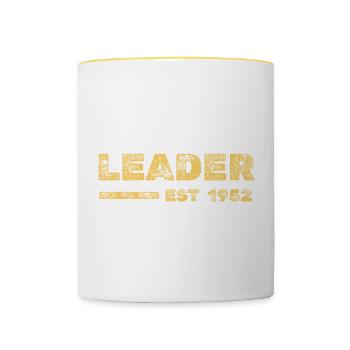 1952 - Contrasting Mug - white/yellow - Front