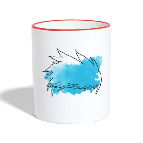 Blue Splat Original - Contrasting Mug