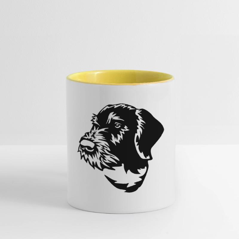 German Wirehaired Pointer Contrasting Mug