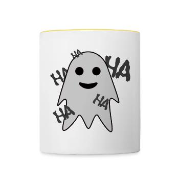 Ghost - Contrasting Mug - white/yellow - Front