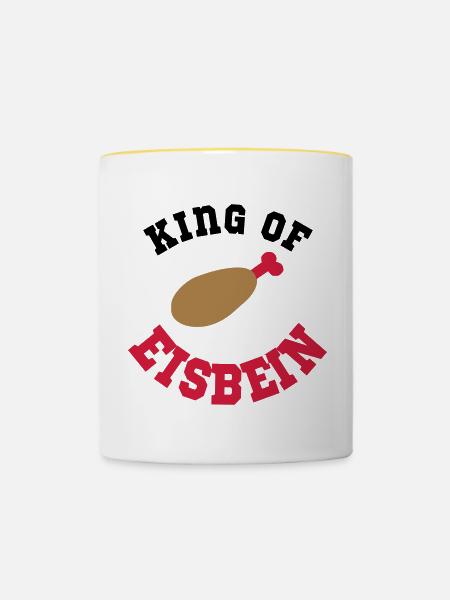 kochen - Tasse zweifarbig - Weiß/Gelb
